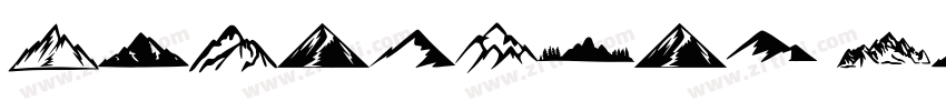 Mountains Bold字体转换 Mountains Bold字体转换